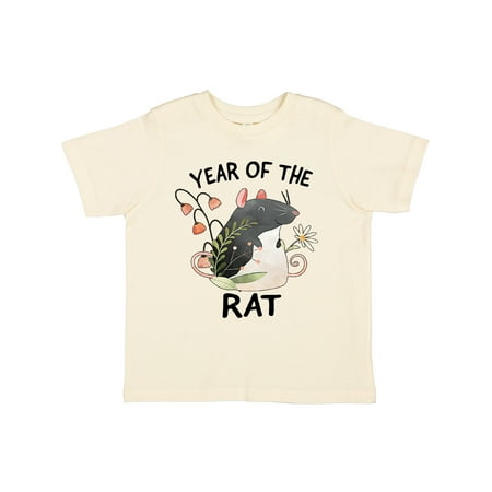 

Inktastic Chinese Zodiac Year of The Rat Gift Toddler Boy or Toddler Girl T-Shirt
