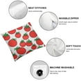 thumbnail image 4 of Wuche  Square Throw Pillow Covers Set of 2 Tomatos Pattern Pillow Cases Square Pillowcases Cushion Covers for Sofa Couch Bed Car Decoration, 4 of 6