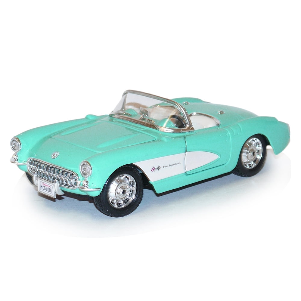 1957 Chevy Corvette Convertible, Turquoise Maisto Special Edition