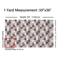 thumbnail image 3 of Feelyou Grey Guinea Pig Fabric by the Yard 2 Yards for Teen, Kawaii Cartoon Hamster Home Decor Fabric by the Yard, Black Pink Buffalo Sewing Fabric, Breathable Home Decor, 3 of 6