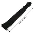 thumbnail image 2 of Miangastore Black 100M Elastic Cord for DIY Crafts Mask Making Book Binding and Decorations 2.5mm, 2 of 9