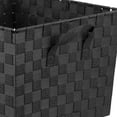 thumbnail image 4 of Home Basics X-Large Polyester Woven Strap Storage Bin With Handles, Black, 4 of 7
