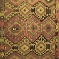 thumbnail image 1 of Ahgly Company Indoor Square Southwestern Brown Country Area Rugs, 4' Square, 1 of 4