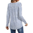 thumbnail image 5 of Fantaslook Pleated Blouses for Women Dressy Casual Long Sleeve Shirts Fall Tunic Tops, 5 of 9