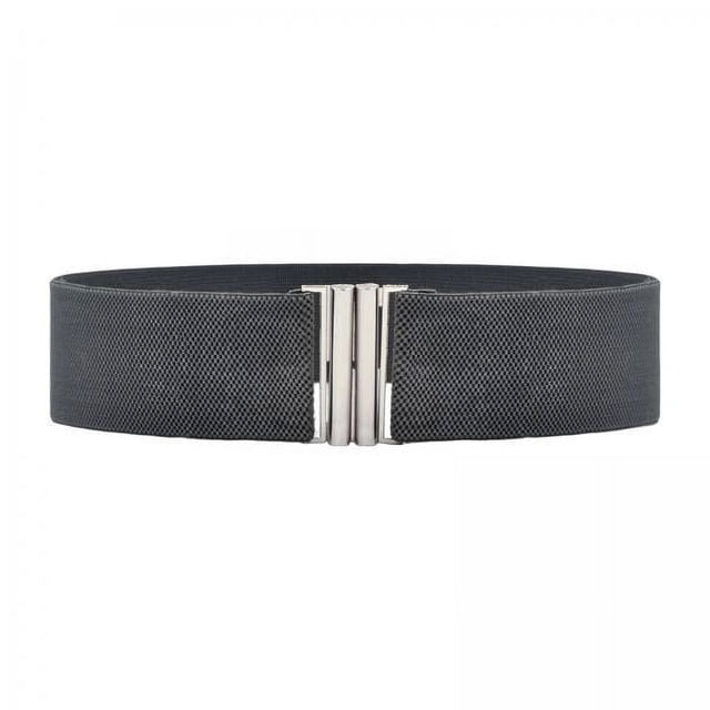2x Cinturón Elástico Para Mujer Elegante Cinturón Femenino Para Suéter Maxi Camisas Ropa Gris Oscuro 2 piezas