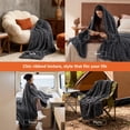 thumbnail image 4 of Manta Bedsure GentleSoft Gris para Cama Individual 168x229 cm, 4 of 9
