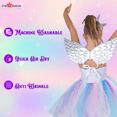 thumbnail image 4 of Dress-Up-America Unicorn Costume for Girls - Magical Unicorn Party Dress, 4 of 6