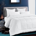 thumbnail image 2 of puredown White Down Alternative Comforter Duvet Insert-Full/Queen-Cotton Shell 300TC, 2 of 5