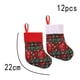 thumbnail image 2 of Calcetines de Navidad Regalo Suministros de decoración navideña Copo de nieve Calcetines de Navidad pequeños Regalo Calcetines de caramelo, 2 of 5