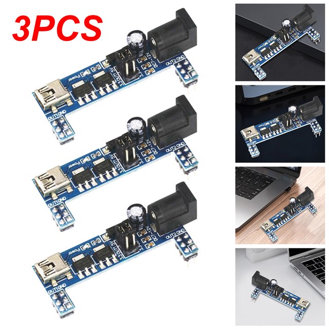 Módulo Fuente Alimentación Compatible Con Placa Módulo 5 V 3 3 V para Placa Pruebas MB102