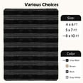 thumbnail image 7 of CozyDesg Soft Area Rugs for Living Room Bedroom,Large Rug Fluffy Fuzzy Shag Shaggy Soft Plush Carpet,Indoor Floor Carpet for Dining Room Home Decor,Dark Gray & Black, 7 of 7