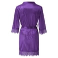 thumbnail image 6 of Fengqque Women's Lady Sexy Lace Sleepwear Satin Nightwear Lingerie Pajamas Suit, 6 of 9