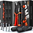 thumbnail image 1 of Kit de herramientas de crimpado SOMELINE 14-10 AWG con conectores solares, 1 of 8