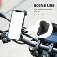 thumbnail image 3 of FESTFENDS 1Pack Black Metal Phone Holder for Motorcycle Navigation and Communication Stable Adjustable 6.00X4.00X3.00CM, 3 of 7