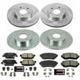 thumbnail image 3 of PowerStop Front and Rear Z23 Evolution Sport Carbon-Fiber Ceramic Brake Pad and Drilled & Slotted Rotor Kit Fits: MAZDA Select Models K6966, 3 of 3