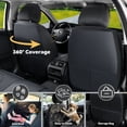 thumbnail image 4 of 2023-2026 for HONDA HR-V Car Seat Cover, Black Car Seat Covers, Waterproof Faux Leather 5 Seats Full Set Non-slip Protect and Upgrade Seats, Protect Car Seats, 4 of 9