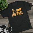 thumbnail image 3 of Men's "SUP Y'all Cowboy" Tri-Blend Crew Tee by Bird Island Outfitters, 3 of 4