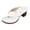 White, variant on DAFEI Women's Dress Sandals Flip Flops Women's Flip Flops Chunky High Heels OpenToe Block Dress Bridal Party Wedding Shoes