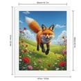 thumbnail image 2 of Paint by Numbers Kit for Adults, Playful Fox In Vibrant Flower Field Paint by Numbers, Easy Paint by Numbers Kit for Adults Beginner, DIY Adult Paint by Number Kits on Canvas, Home Decor, 2 of 7