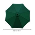 thumbnail image 2 of Bsvklp Paraguas Canopy Cloth Poliéster Reemplazo Parasol Cover (Verde Oscuro 3M 8Bones), 2 of 9