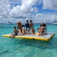 thumbnail image 4 of Solstice Inflatable Floating Dock Rafting Platform w/Pump & Bag, Multi, 4 of 9