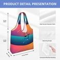thumbnail image 7 of Wukai Lighthouse and Whale Sturdy and Stylish Reusable Canvas Tote Bag: Eco-Friendly, Heavy-Duty Grocery Shopping Bag with Reinforced Handles, 7 of 7