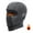 AA-Dark Gray, variant on Men's Motorcycle Balaclava with Glasses Holes Windproof Warm Face Mask for Skiing Snowboarding Motorcycle Riding Black