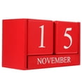 thumbnail image 5 of EXHUMKY Exhumky Elegant Red Perpetual Calendar for Home and Office Daily Use 2Pcs, 5 of 6