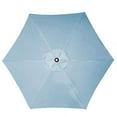 thumbnail image 3 of 6 Ft Outdoor Patio Umbrella with Aluminum Pole, Easy Open/Close Crank and Push Button Tilt Adjustment - Blue Market Umbrellas, 3 of 3