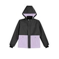 thumbnail image 5 of Rswnyirn Kids Girls Winter Windproof Skiing Jacket Thick Warm Outdoor Snowboard Hooded Snow Coats Black 16, 5 of 7