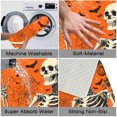 thumbnail image 4 of 1pc Halloween Skeleton Absorbent Non-Slip Bathroom Thickened Flannel Rug Decor,Soft,Quick Drying,Suitable For Indoor/outdoor Use,Bathrooms,Bedrooms,Kitchens,Terrace,Laundry Rooms,16"x24", 4 of 9