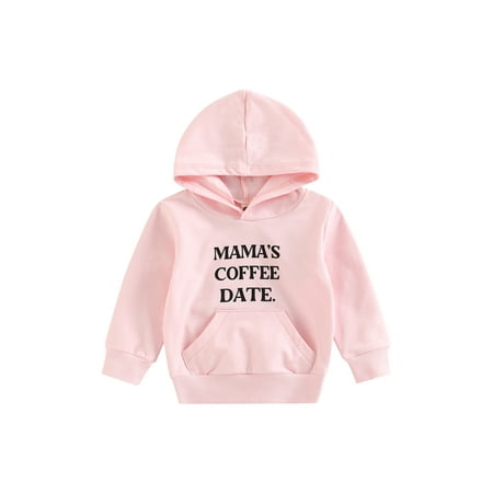 

Bagilaanoe Toddler Baby Girl Boy Oversized Sweatshirt Long Sleeve Letter Print Hooded Pullover 12M 18M 24M 3T 4T 5T Kids Fall Loose Tee Tops