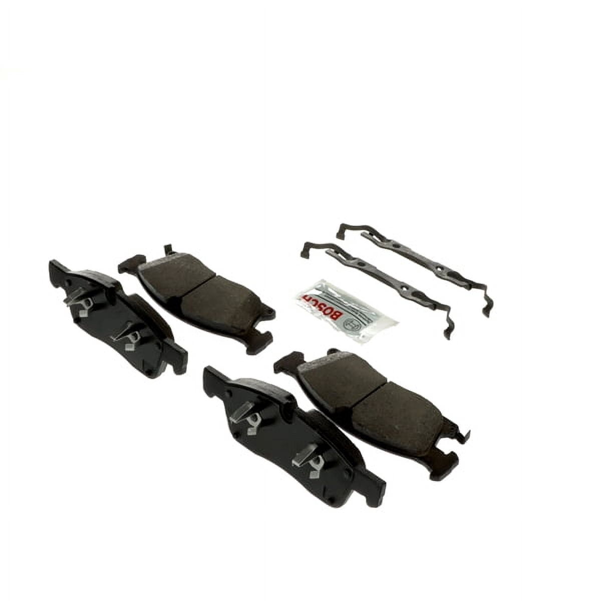 Bosch BE1904H Bosch Blue Brake Pads w/ Hardware Fits select: 2017-2018 JEEP GRAND CHEROKEE LIMITED, 2017-2018 DODGE DURANGO