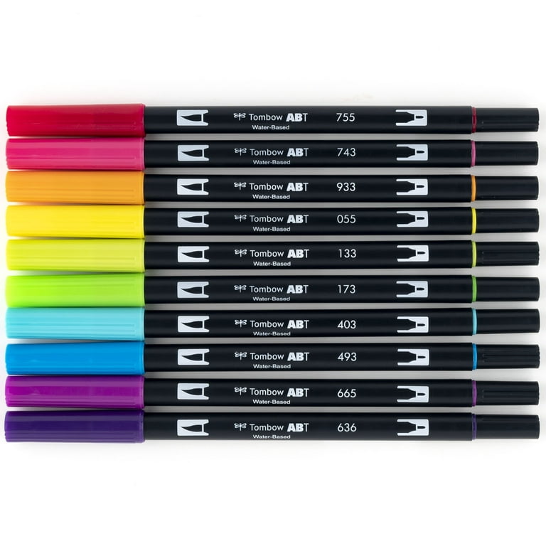 Tombow Dual Brush Pen Set of 6, Purple Blendables