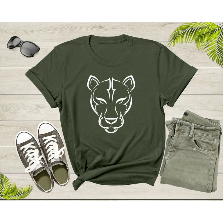 Panther Tshirt Wild Animal Head Adult Mens Tees Tops Panther Tshirt Wild Animal Head Adult Mens Tees Tops