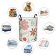 thumbnail image 6 of XMXT Collapsible Laundry Basket, Plant Leaf Flower Pattern Waterproof Laundry Hamper, 62L Multicolor, 6 of 8