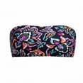 thumbnail image 3 of EliteGoogv Bandeau Bikini Top For Women Removable Straps Tube Swimsuit Top Summer Beach Pool Swimwear Navy, 3 of 7