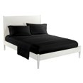 thumbnail image 2 of Topcobe Solid Color Bed Sheet Set for Adults Teens, King Size Black, 2 of 5