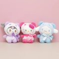 thumbnail image 4 of Kuromi-Llavero de Hello Kitty Sanrio, accesorio para llavero de perro de elidi Yugui, Cinnamoroll japonés muñeco de peluche, venta al por mayor, 4 of 4