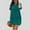 Green, variant on Dpytoraw Women's Fashion Casual Solid Color Stand Collar Round Hem Dress Women’s Vacation Tropical Print Dresses