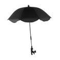 thumbnail image 3 of Beach Chair Parasols Adjustable Clamp Umbrella for Backyard Camping Black, 3 of 8