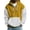 Yellow, variant on Men's Color Block Quarter-Zip Hooded Waffle Knit Sweatshirt, Thickened Fleece Texture Pullover, Fall Spring Street Style,Army Green,L
