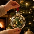 thumbnail image 2 of Glowing Christmas Story Ornament Light-Up Mini Holiday Scene,Clear 3-4 Inch Christmas Balls,Christmas Tree Ornaments,Glowing Christmas Ornaments for Home Decor, 2 of 5