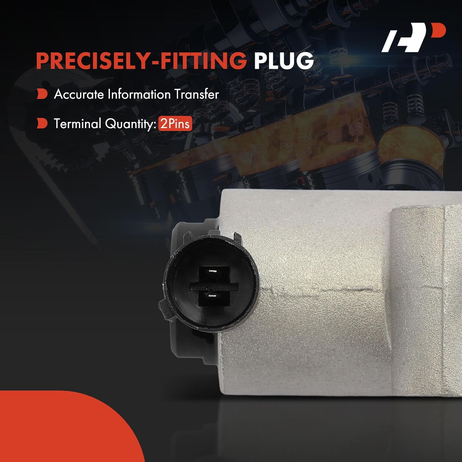 A-Premium Fuel Injection Idle Air Control Valve IAC - W/Sensor [2Pins] - Compatible with Honda CR-V 97-01 - fits (98-01 CR-V) W/Automatic Transmission, Auxiliary Air Valve, Replace for# 36450P0D004