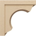 thumbnail image 3 of 12"W x 24"D x 24"H Classic Emerson Rough Cedar Woodgrain TimberThane Corbel, Primed Tan, 3 of 6