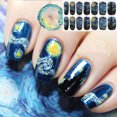 thumbnail image 3 of EeaseMX Lámina de envolturas para uñas con diseño de cielo estrellado misterioso y nocturno, 3 of 7