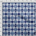 thumbnail image 3 of oneOone Silk Tabby Indigo Blue Fabric Geometric Shibori Sewing Fabric By The Yard Printed Diy Clothing Sewing Supplies 42 Inch Wide, 3 of 4