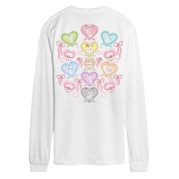 Pokémon - Eevees Coquette Men's Long Sleeve Graphic T-Shirt