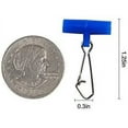thumbnail image 2 of Sinker Slides for Fishing, Sinker Weight Silder Line Slide Sleeve Swivel Duo Lock Snaps for Saltwater Surf Bottom Fishing Fish Fider Rig Catfish Rig Blue Hook Snap 100 Pack, 2 of 6