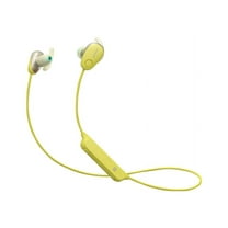 Sony WI-SP600N Wireless Noise-Canceling In-Ear Sports Headphones (Yellow)